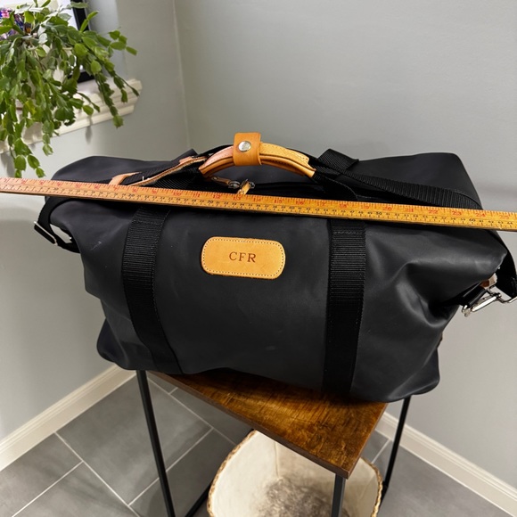 Jon Hart Designs Black Weekender Duffle Bag Suitcase Luggage CFR - Picture 4 of 9